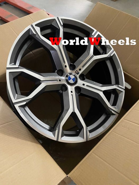 Диски R20 5x120 BMW X5 X6 E70 F15 E71 F16 741 стиль різноширокі