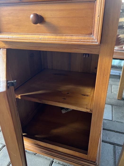 Meble ogrodowe z drewna w b.dobrym stanie