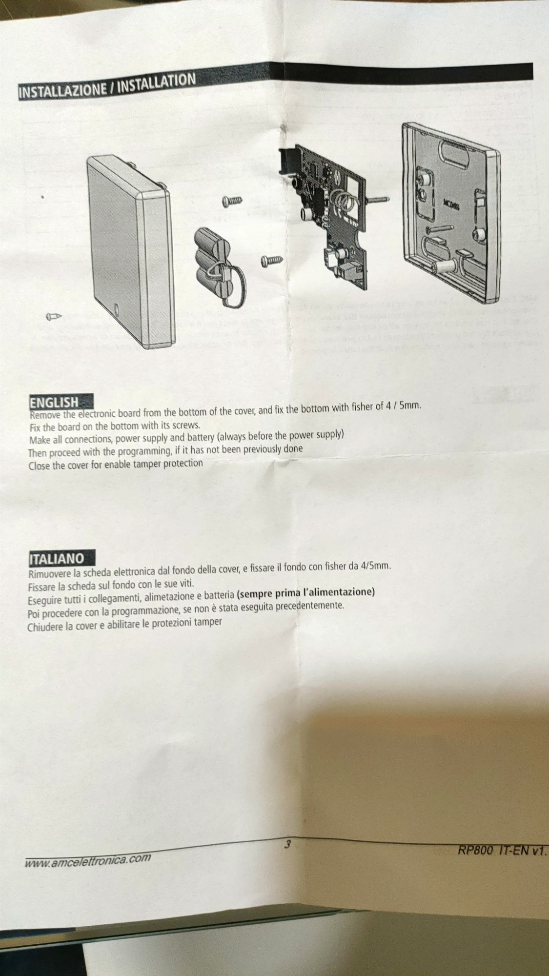 Repetidor de sinal AMC modelo RP800