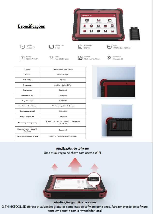 Máquina Diagnostico THINKCAR SE