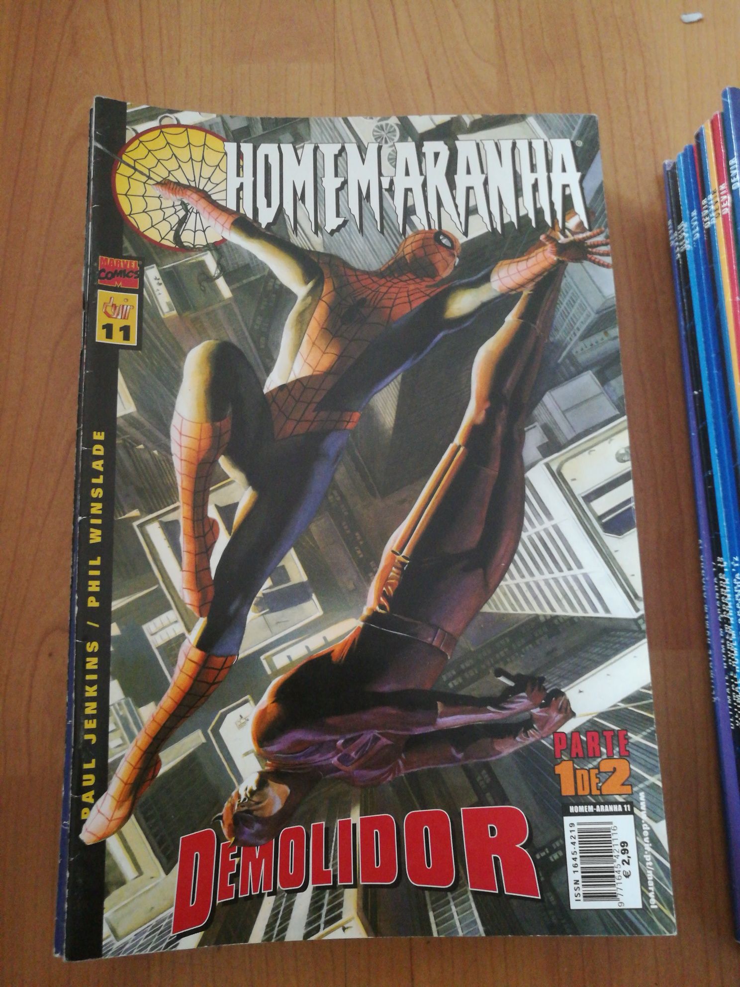 Livros BD homem aranha