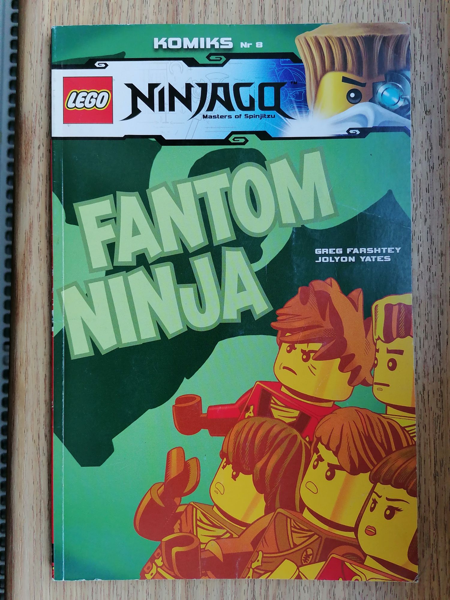 Lego Ninjago Masters Of Spinjitzu komiks 8 Fantom Ninja