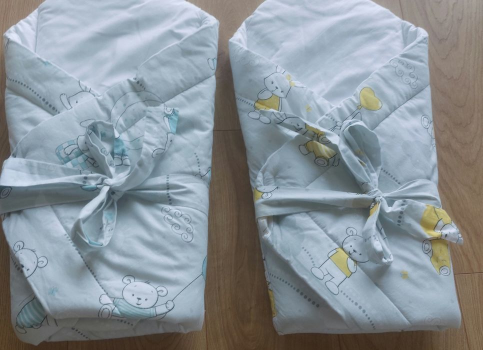 Rożek niemowlęcy/otulacz - jak nowy.