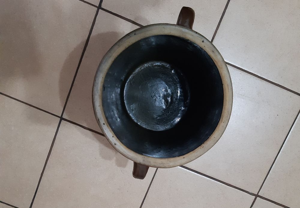 Garnek do kiszenia kamionkowy