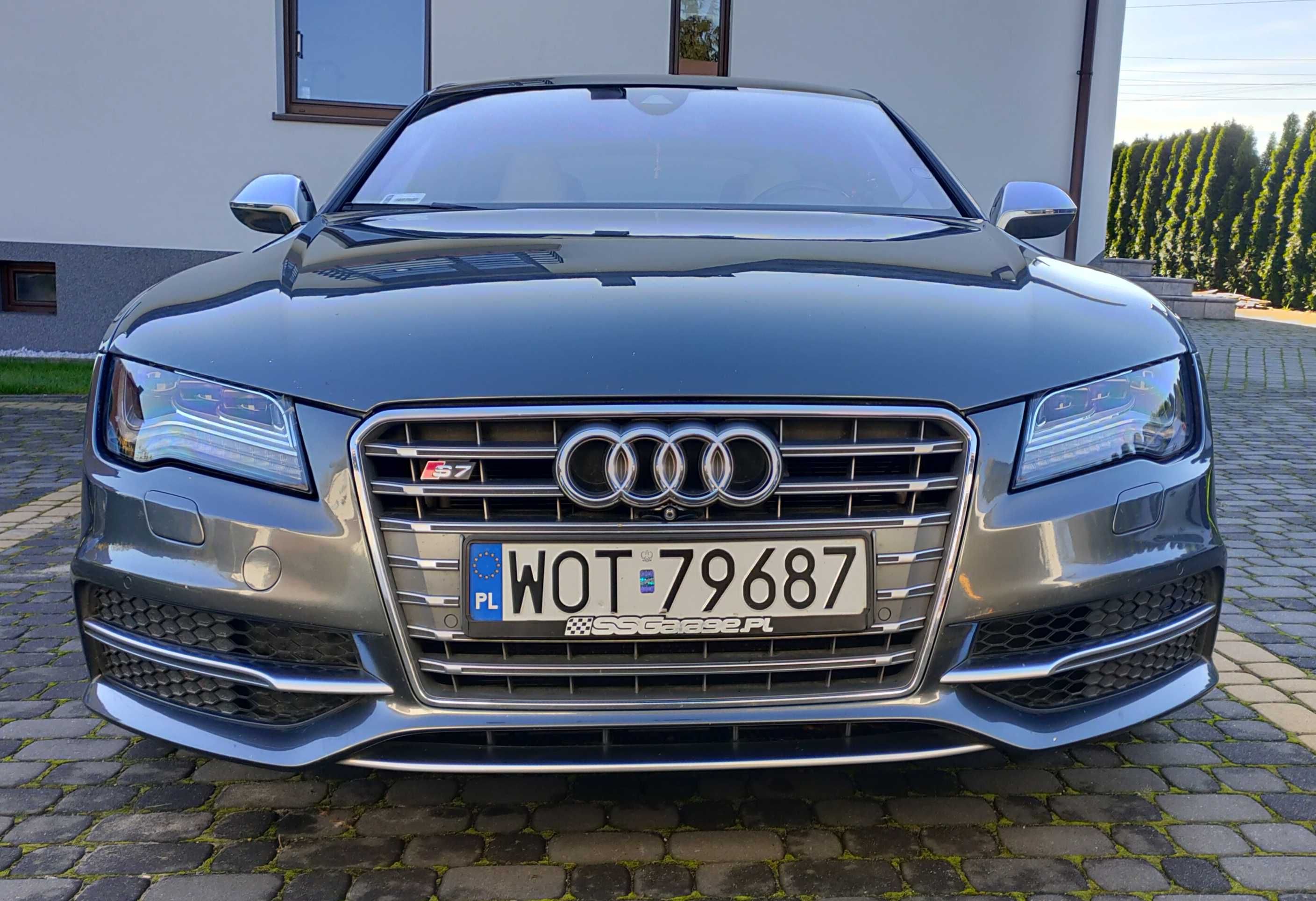 Audi S7, 4.0L V8, 2014, Daytona Grey, Pełna historia auta, PL Salon