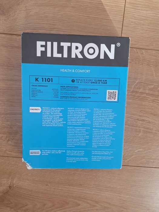Filtr kabinowy filtron k1101