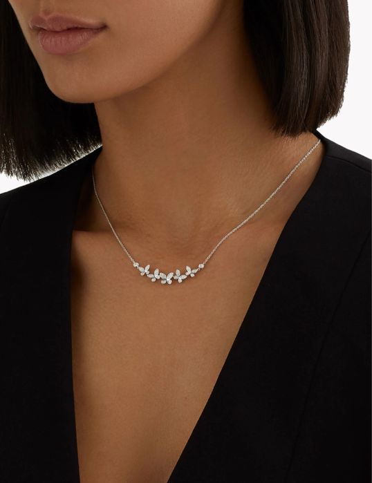 Золоте Кольє в стилі GRAFF Колекція Pavé Butterfly з діамантами