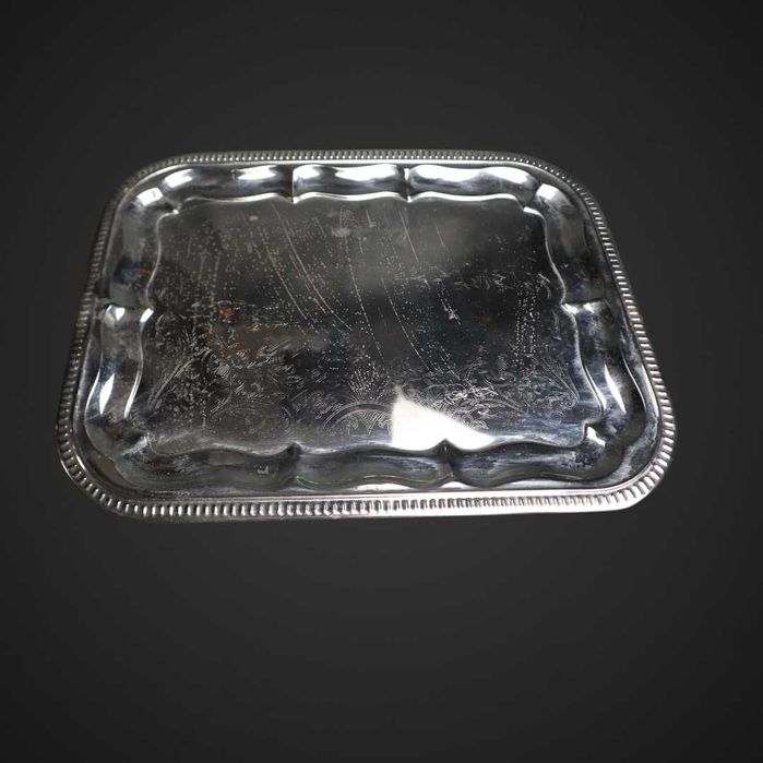 Taca metalowa srebrna  B5/031567