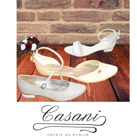 CASANI buty produkowane na miarę duże ślubne, weselne, wizytowe