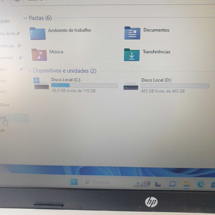 HP 15-DA0057np, display 15.6", processador i5-8250U, 8gb memória