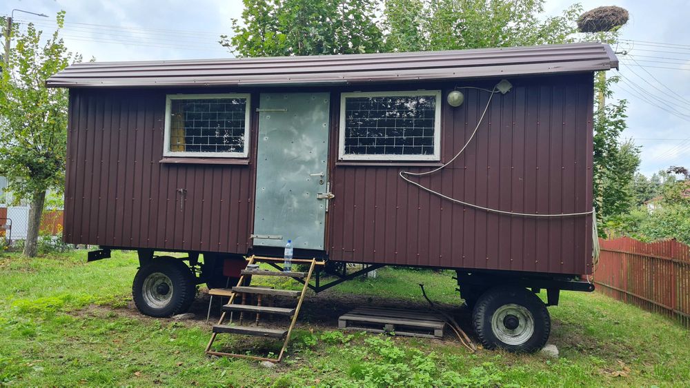 Barakowóz, domek na kołach, barak, kontener. Mobilny! 6 x 2,4 m.