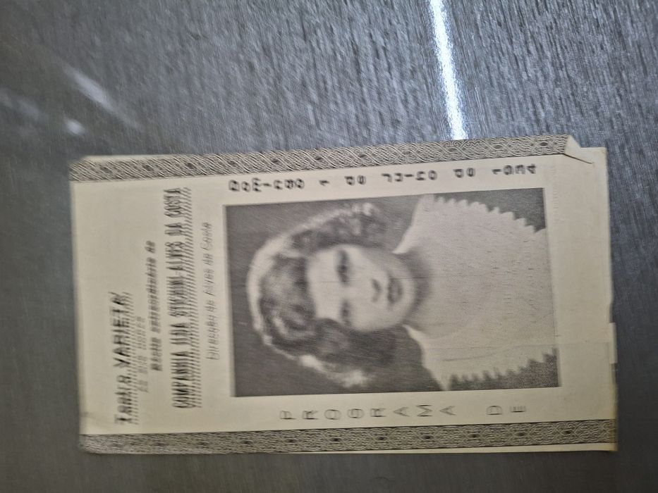 Programas antigos de teatro