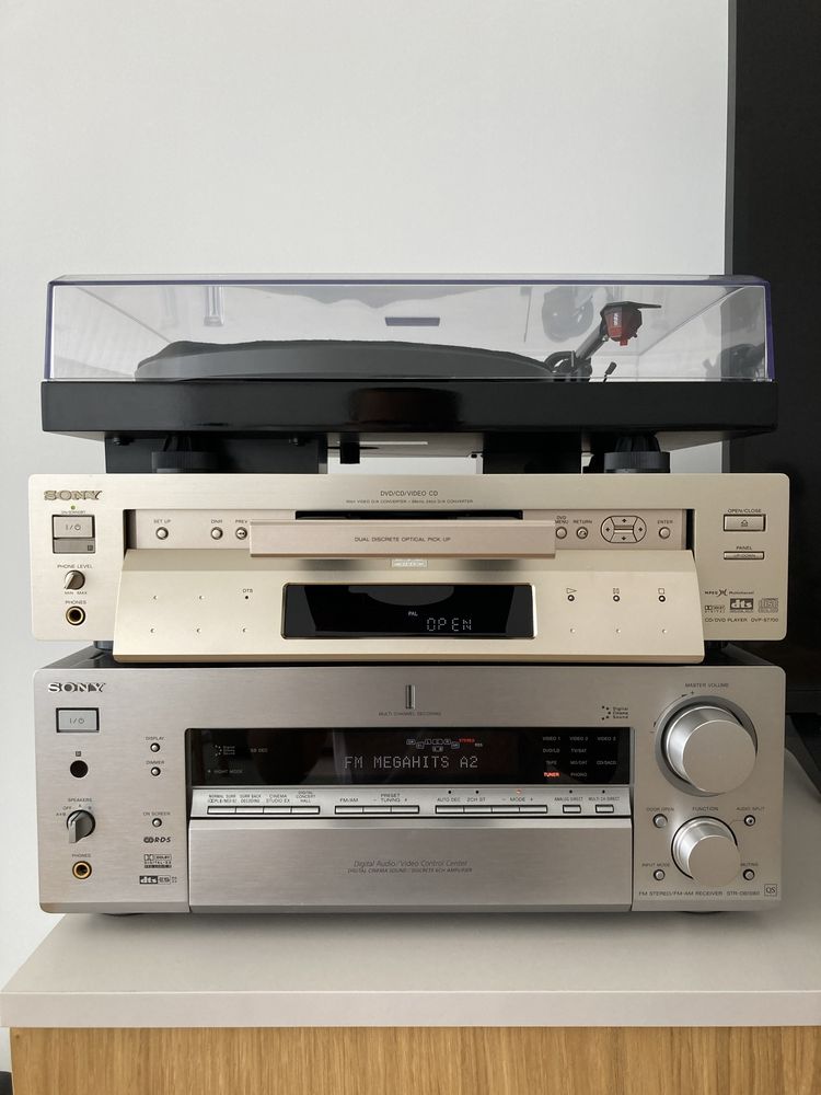 Leitor DVD/CD/Video CD Raro Topo de Gama Sony DVP-S7700