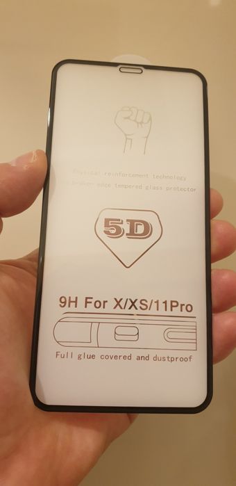 Pelicula de vidro 5D para iPhone X/XS/XS max/XR/11/11 PRO/11 PRO MAX