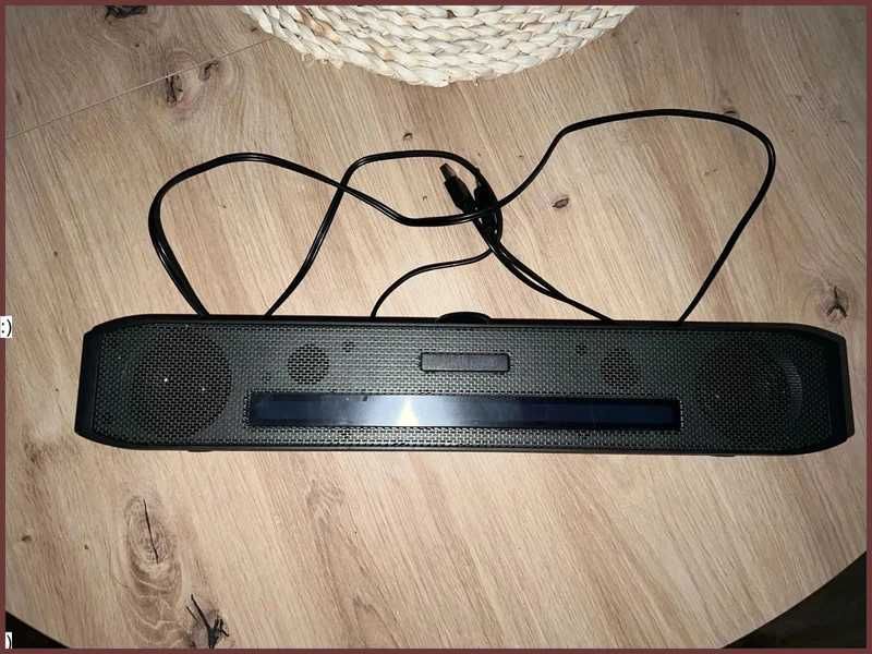 Czarny glosnik lenovo z bluetooth