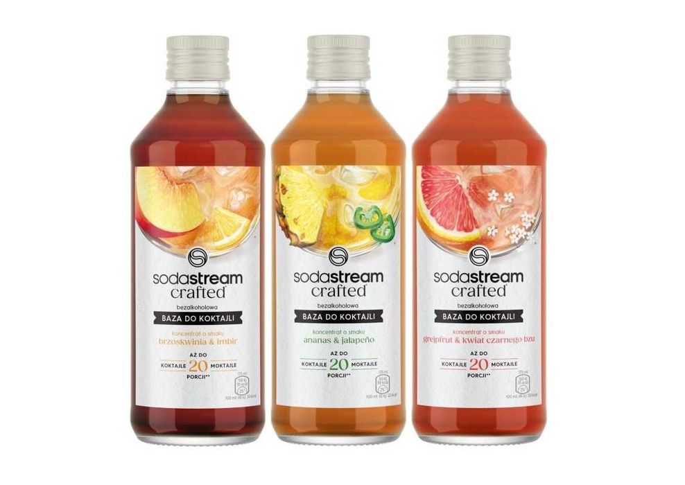 Koncentraty, syropy koktajlowe Sodastream - zestaw 3 sztuk