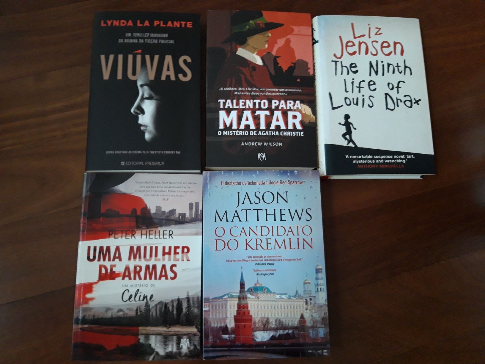 3 policiais: Viúvas/Mulher de Armas/Ninth Life of Louis Drax