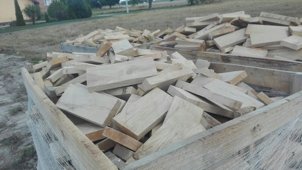Zrzyny tartaczne, drewno opałowe dąb.
