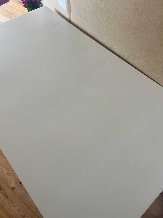 Secretária sentado/em pé, branco, IKEA