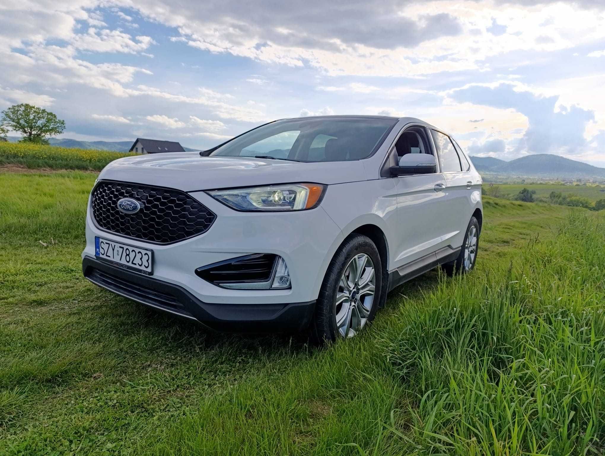 Ford Edge Titanium 4X4 BENZYNA 2.0, niski przebieg, 58 tys, Idealny