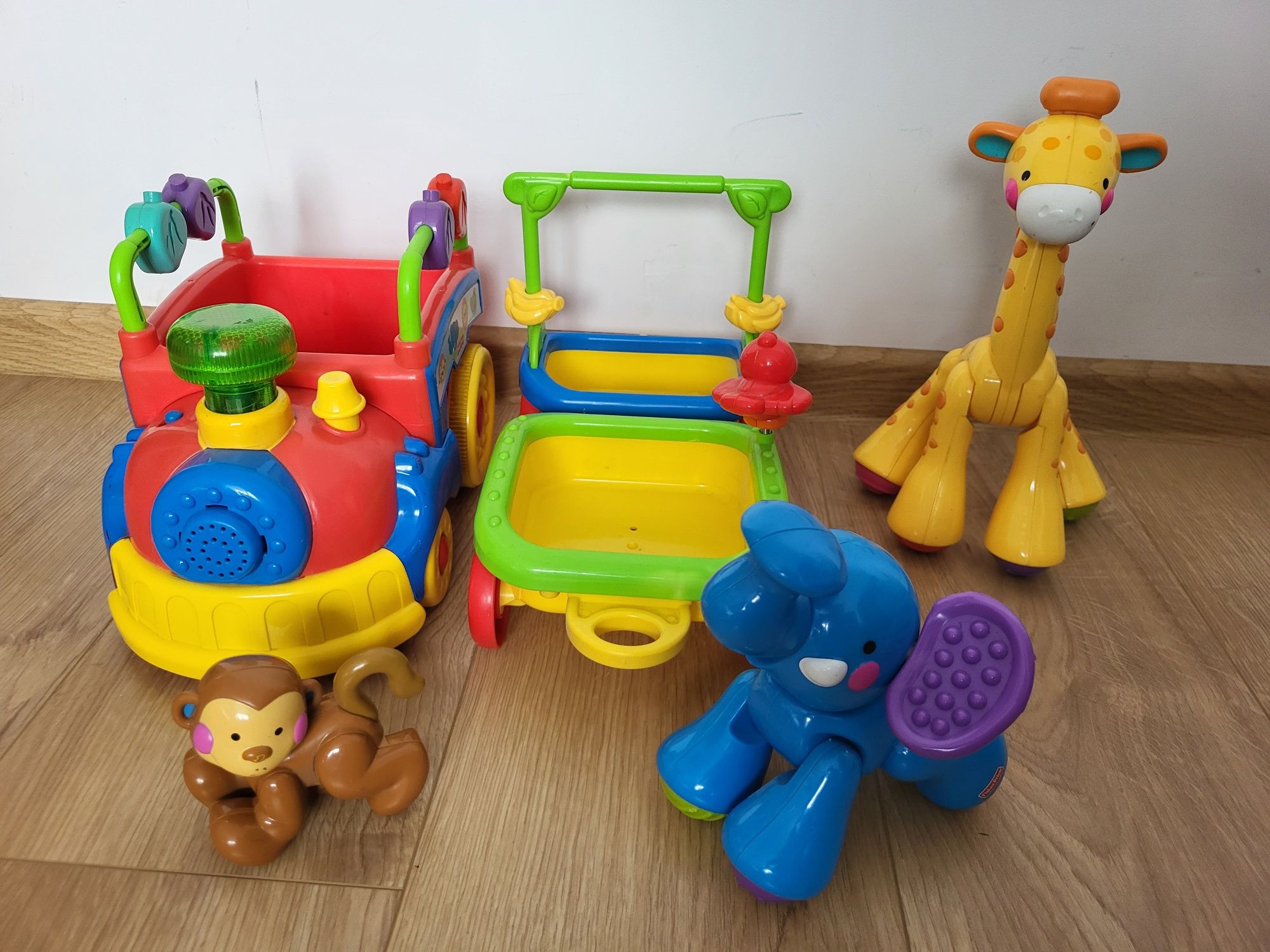 Pociag Fisher-Price interaktywna zabawka