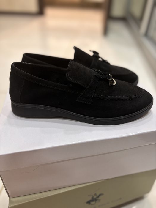 Жіночі лофери натуральна замша 37