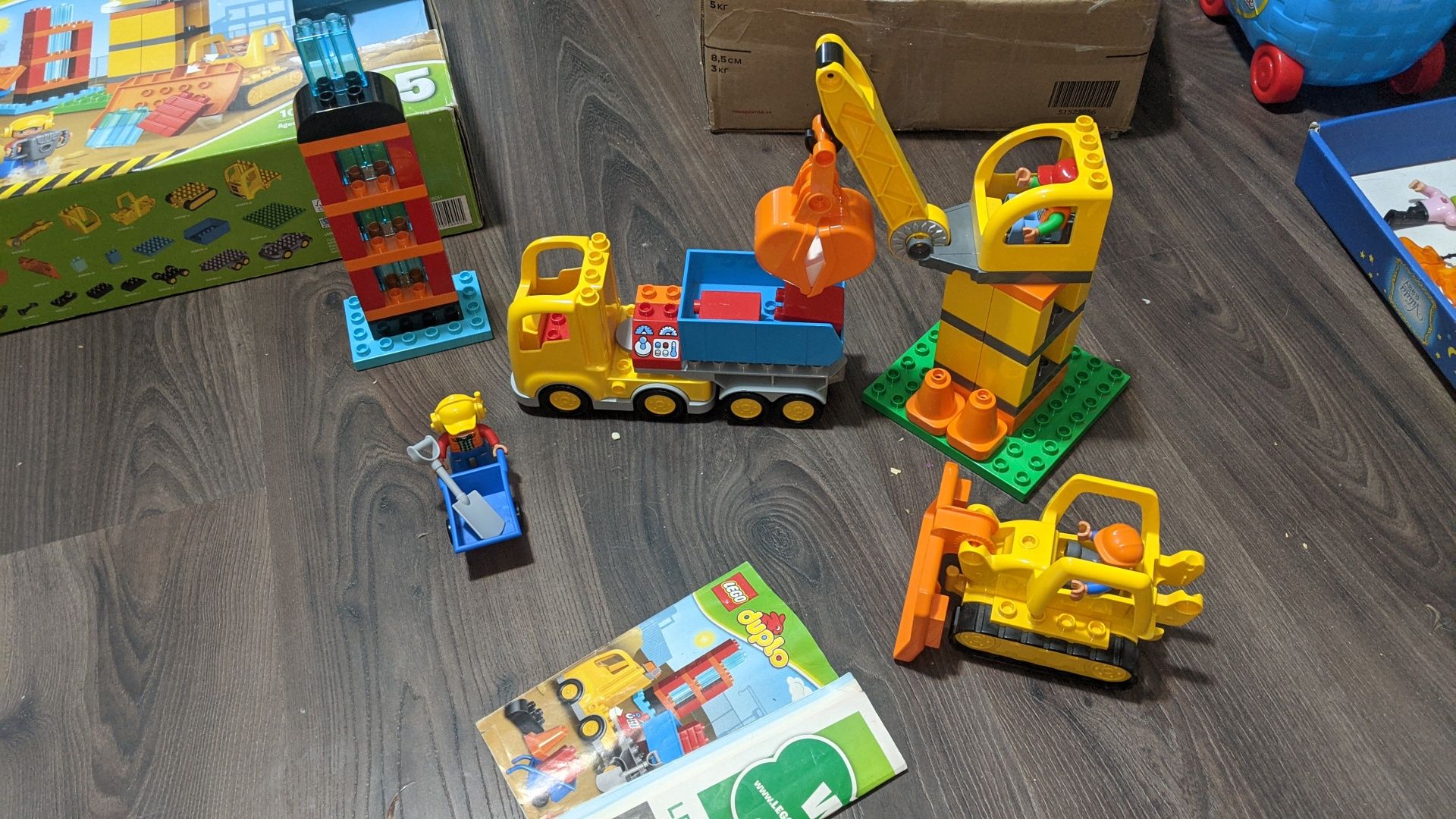 Lego Duplo будівельний майданчик конструктор