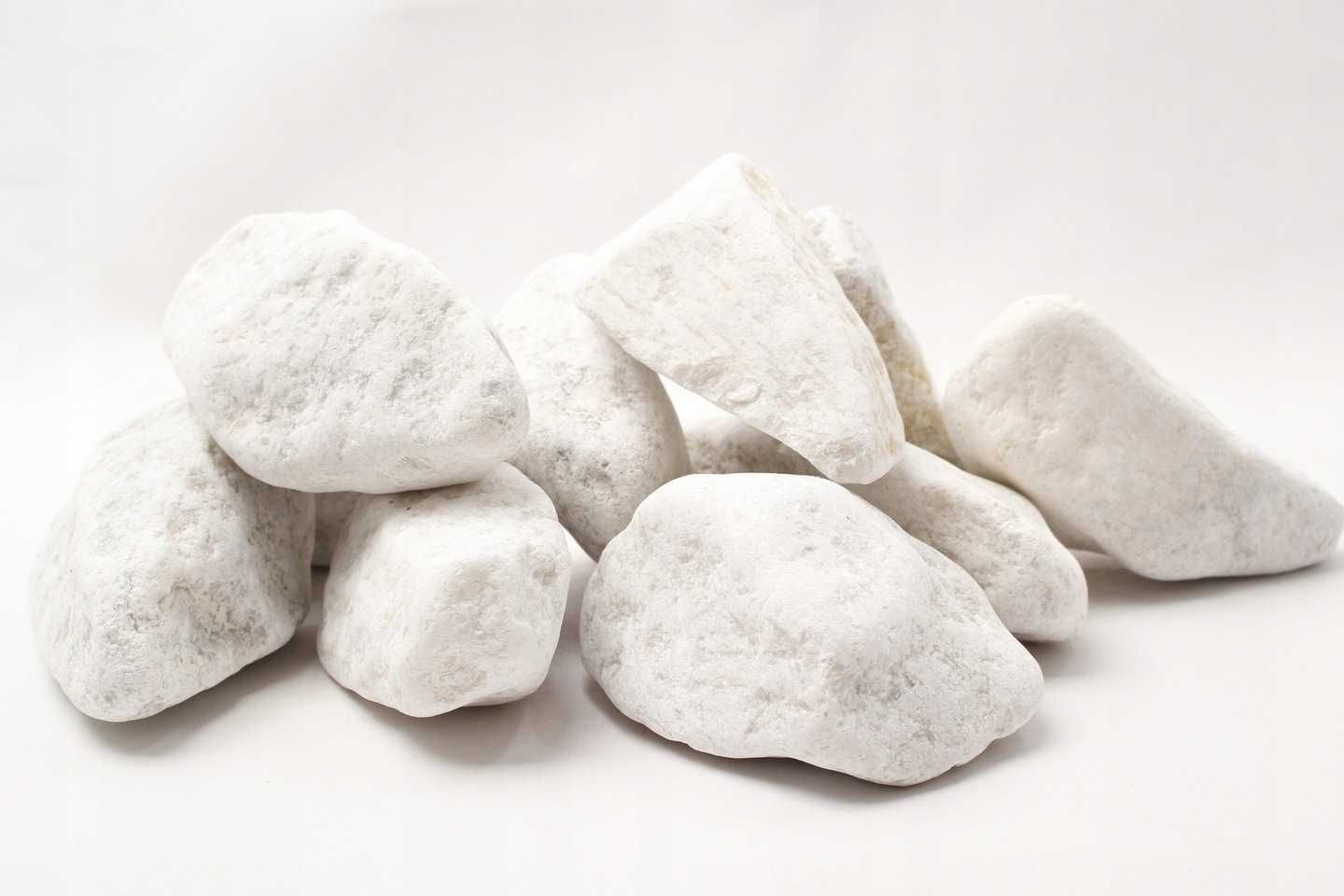 Kamienie Snow Stone Biała Skała do Akwarium lub Terrarium 5kg