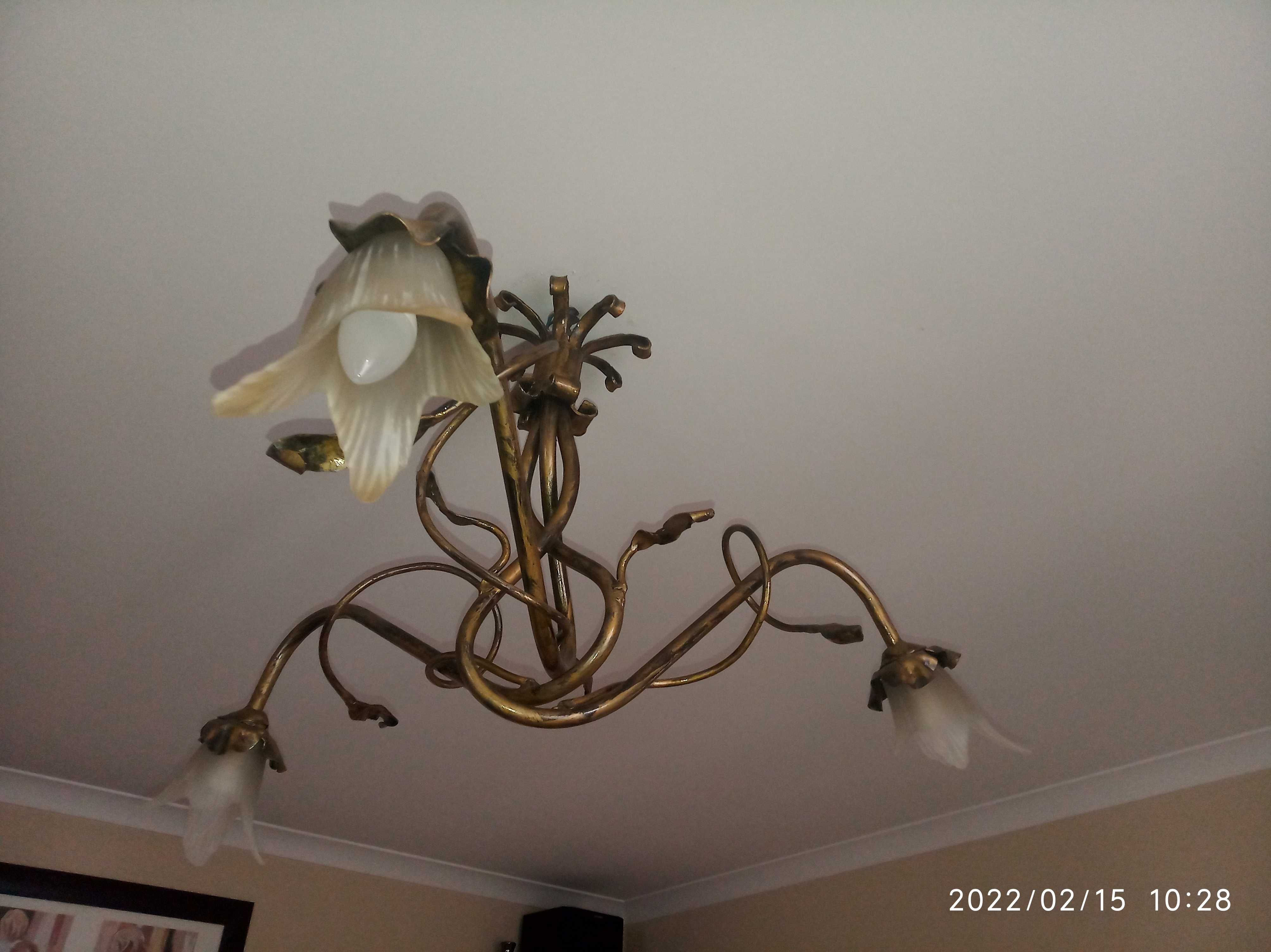 lampa sufitowa 2 szt do salonu ręcznie robione