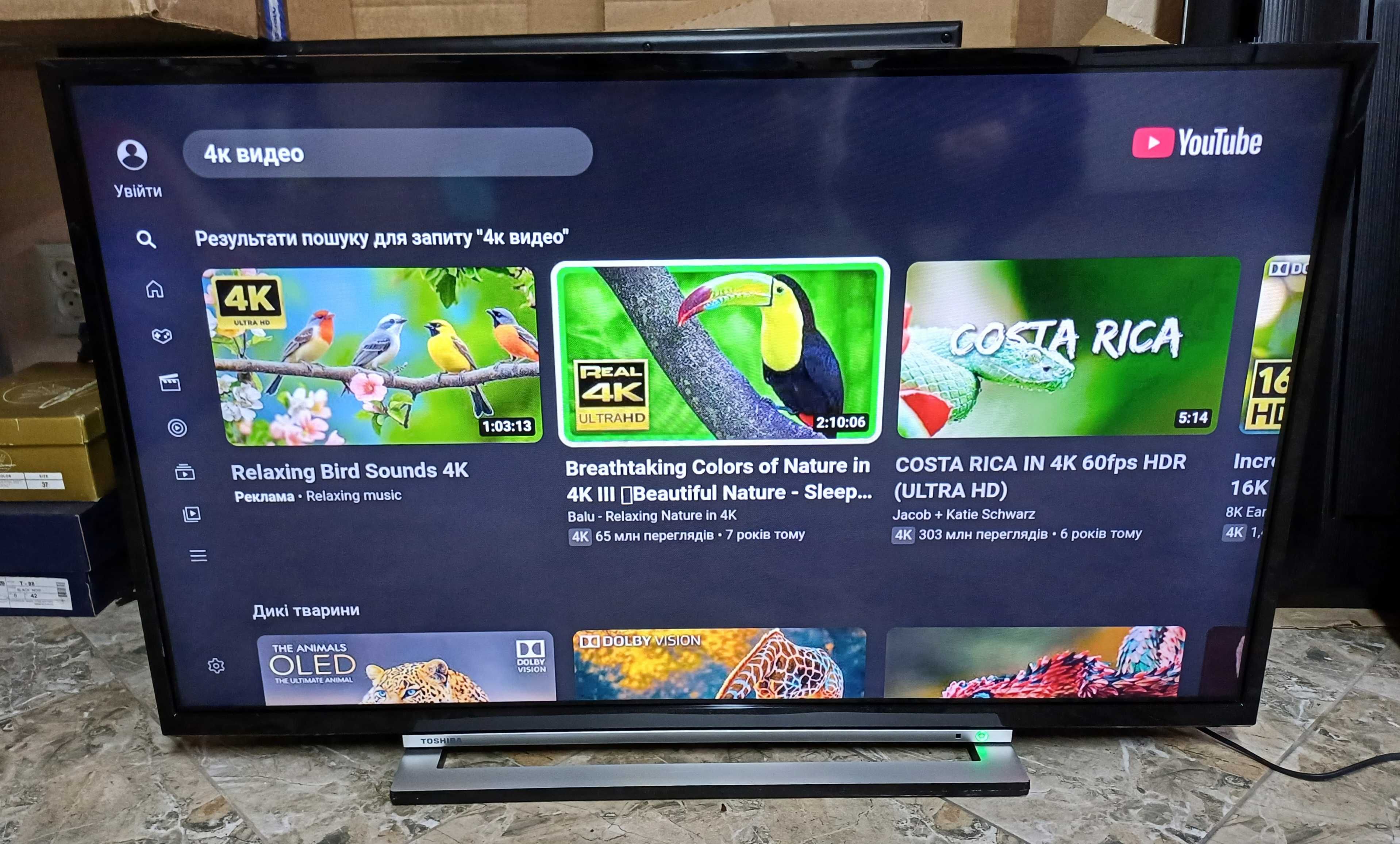 Телевізор 40 дюймів Тошиба Toshiba 40L3863DA Smart-TV Т2 тюнер вай-фай