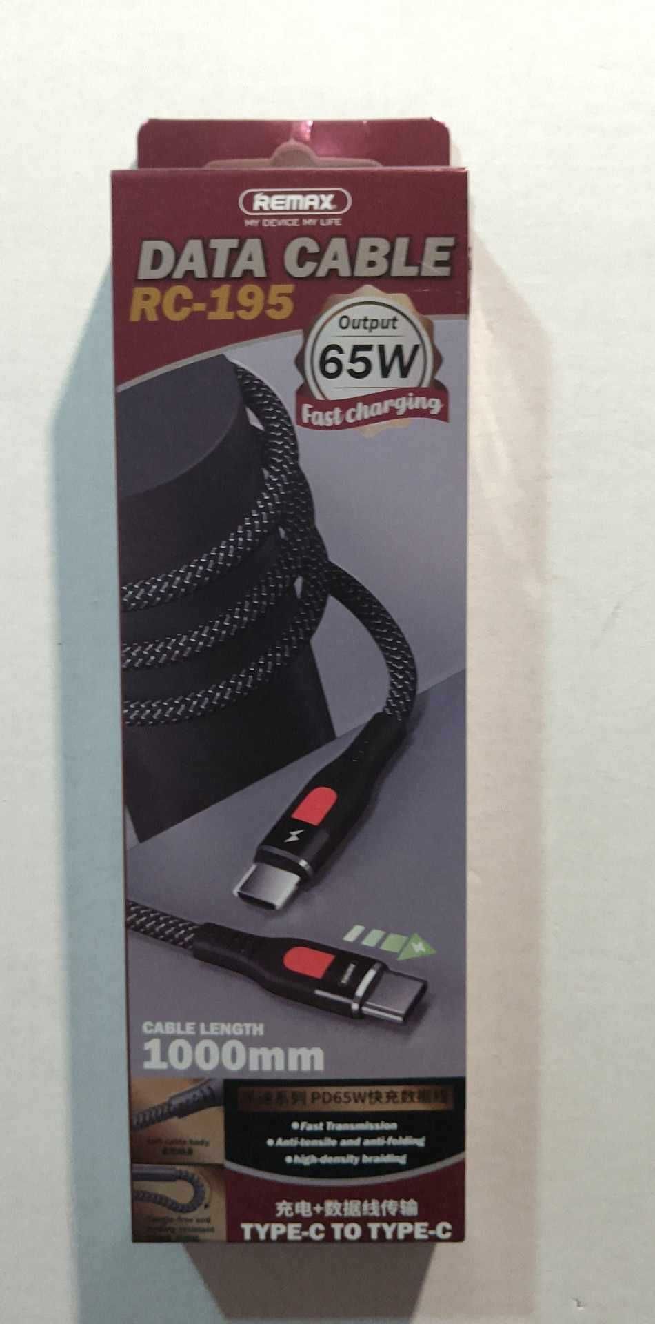 REMAX kabel USB Typ C - USB Typ C 1m PD 65W