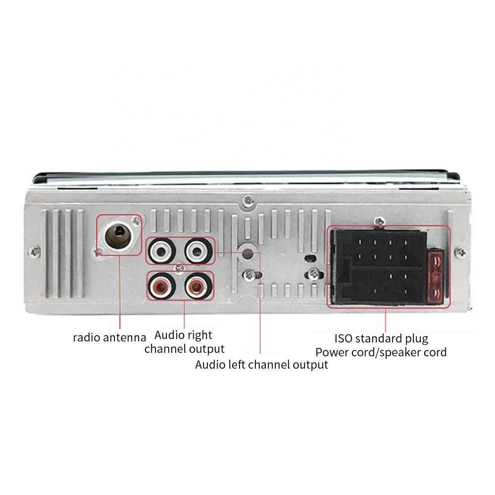 Автомагнитола JSD-520 4*60W Bluetooth+USB+TF+пульт+голосовые вызовы