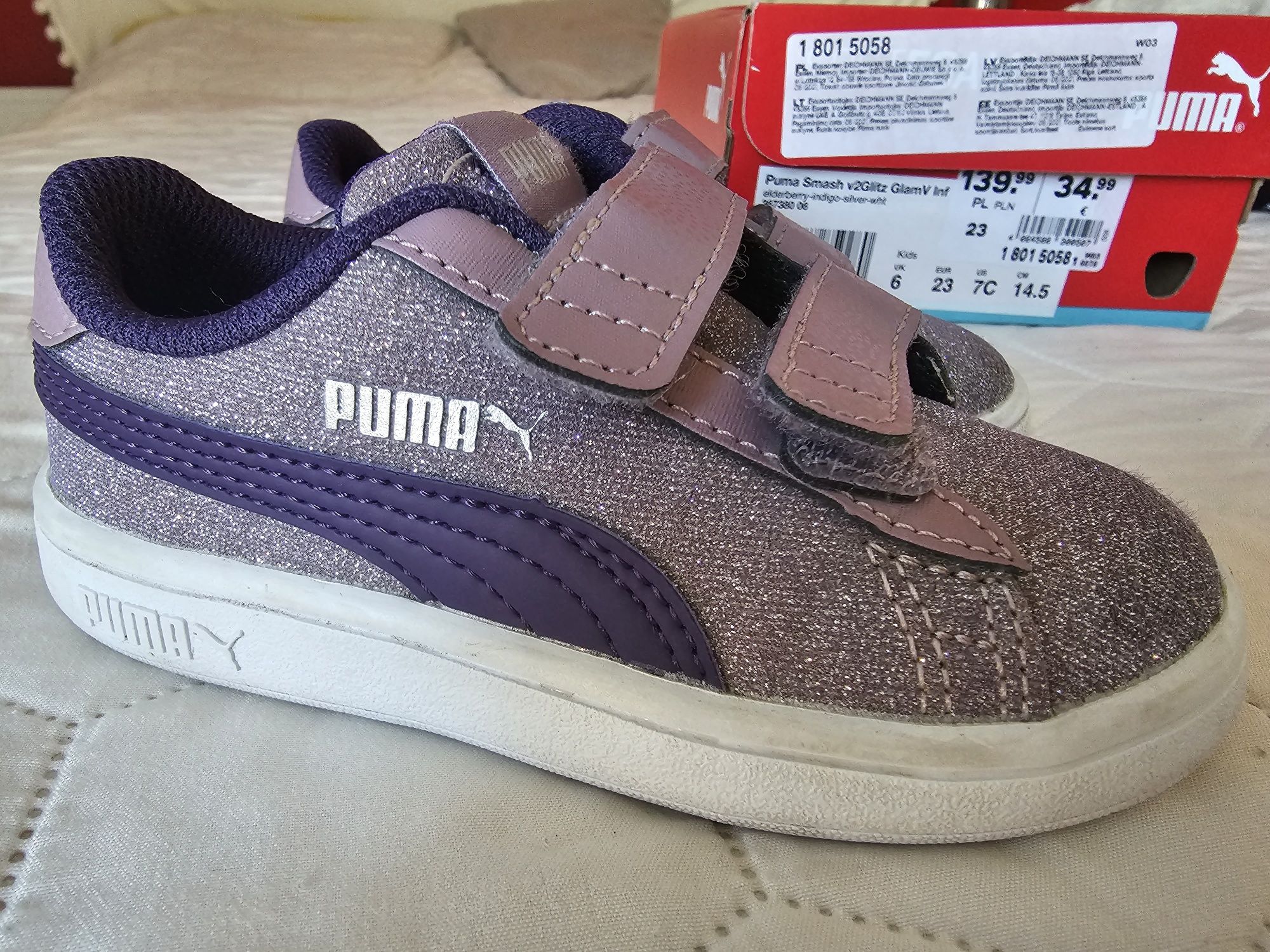 Buty firmy PUMA rozmiar 23