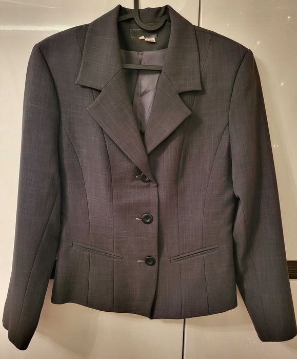 Marynarka ze spodniami grafitowy rozm. 36