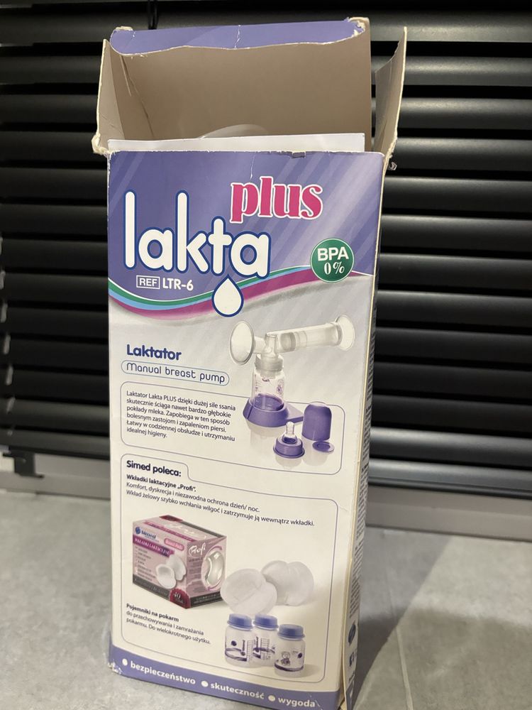 Lakta Plus LTR-6, laktator ręczny odciągacz ręczny