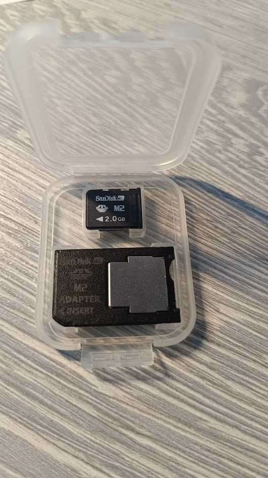 Продаю карту памяти SanDisk M2 (Memory Stick Micro) 2Гб с адаптером