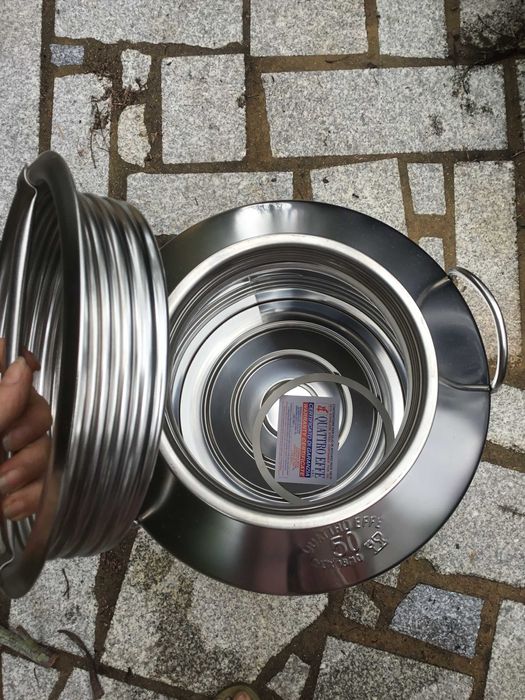 cuba de aço inoxidável de 50 litros