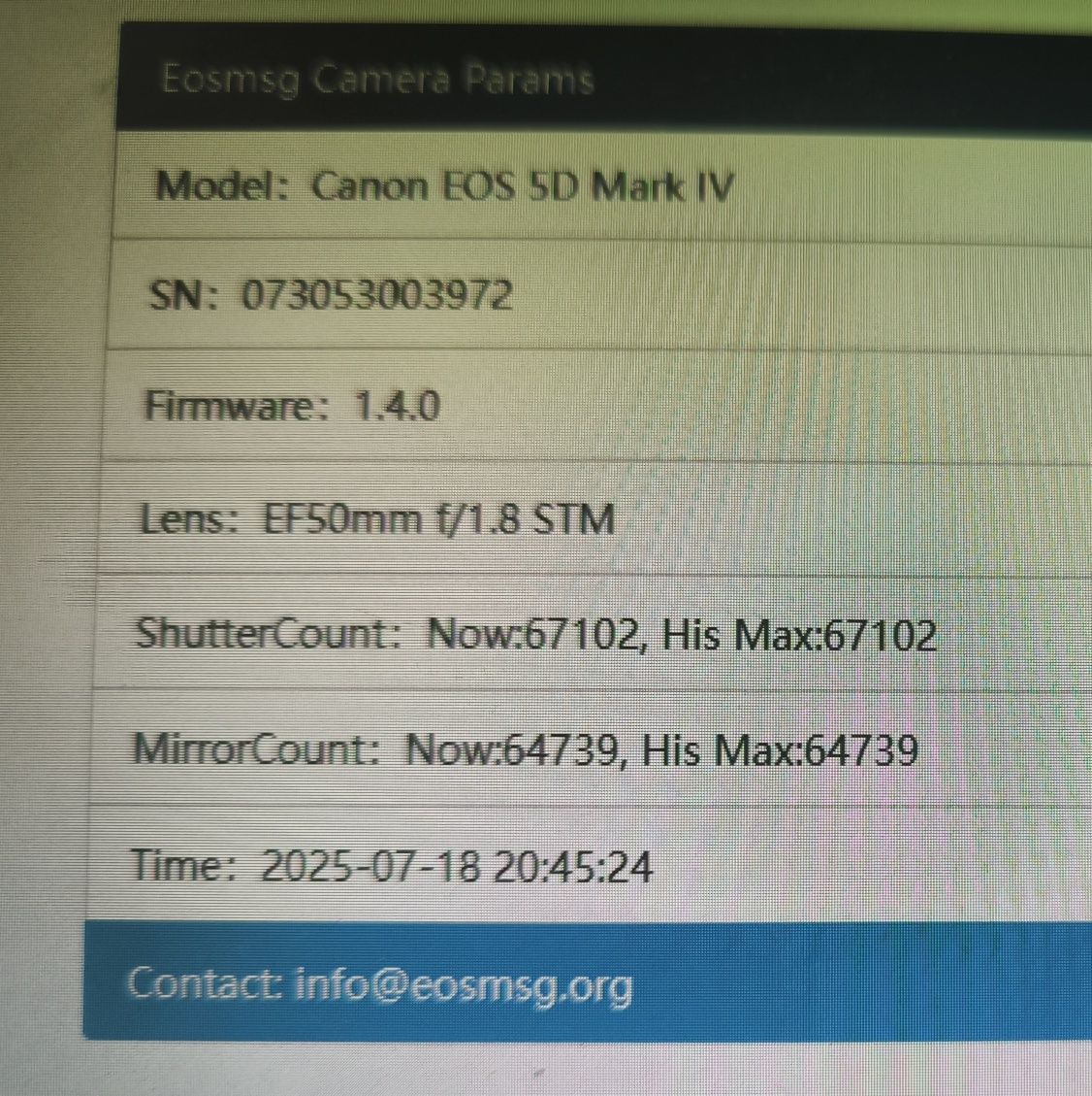 Aparat Canon EOS 5D Mark IV