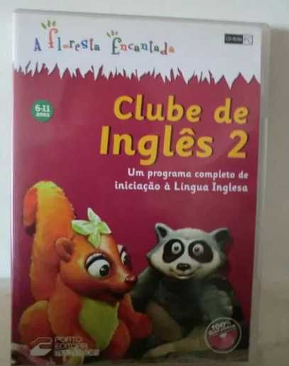 Dvds interativos Clube de Inglês 1 e 2  "A floresta encantada"