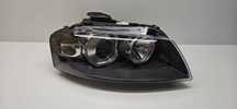 AUDI A3 8P XENON PRAWY REFLEKTOR LAMPA PRAWA 8P0