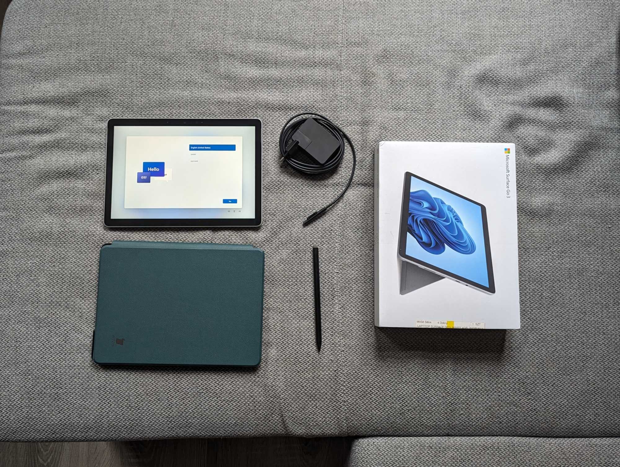 Microsoft Surface Go 3 + Rysik