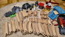 Дерев'яна залізниця Playtive, Brio, Ikea