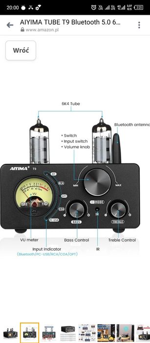 Wzmacniacz firmy Aiyima