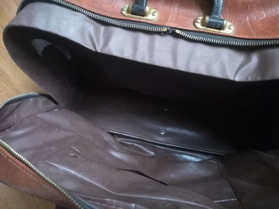 Кожаный чемодан портфель сумка СССР