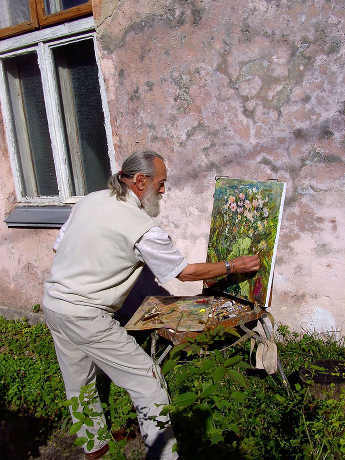 Картина "Лесная тропинка" Макаров В.В., 1995, народный мастер живописи