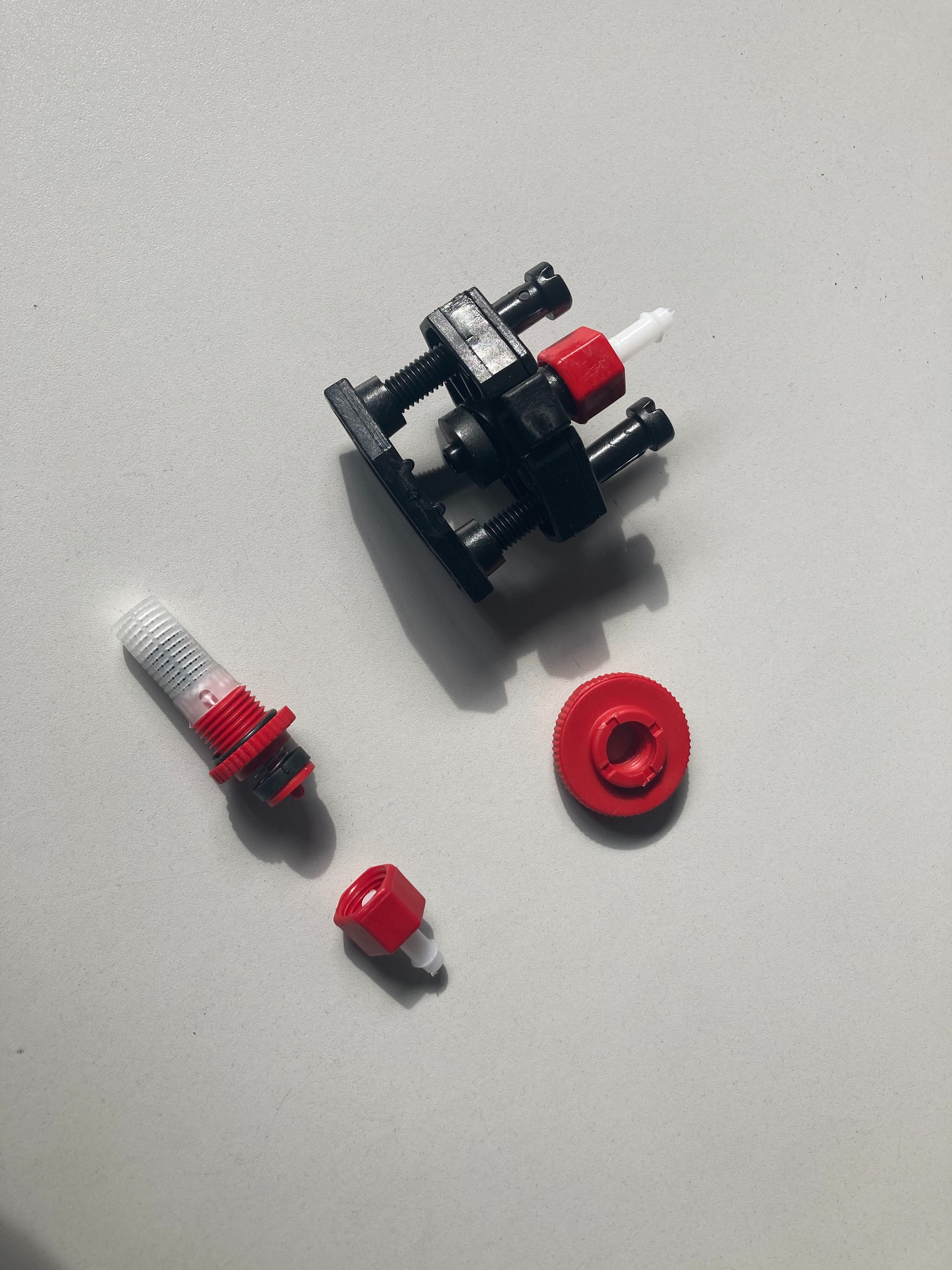 Króciec na węża 1/4" do poidła dzwonowego Jumbo, Plasson