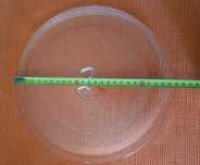 Talerz do kuchenki mikrofalowej, mikrofalówka, średnica 24,5 cm