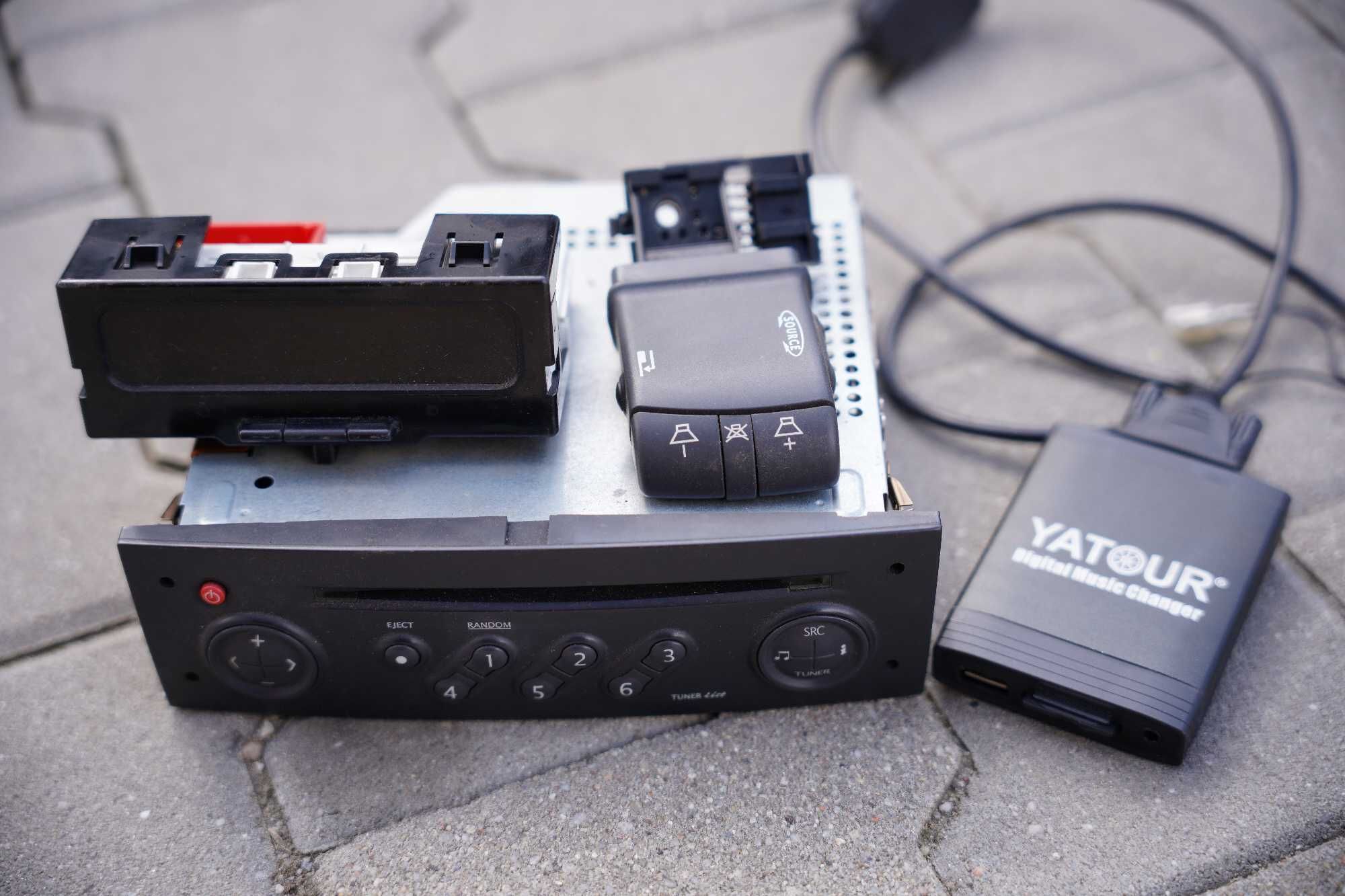 Radio Tuner List emulator zmieniarki pilot wyświetlacz Renault
