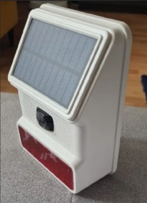 Alarm sygnalizator zewnętrzny z solarami Tuya 433MHz