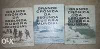 Livros grande crónica da segunda grande guerra mundial em 3 volumes